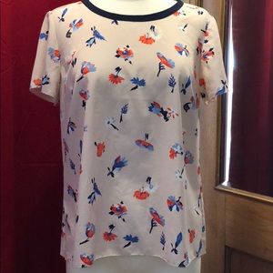 GUC Talbots floral blouse - size 8P
